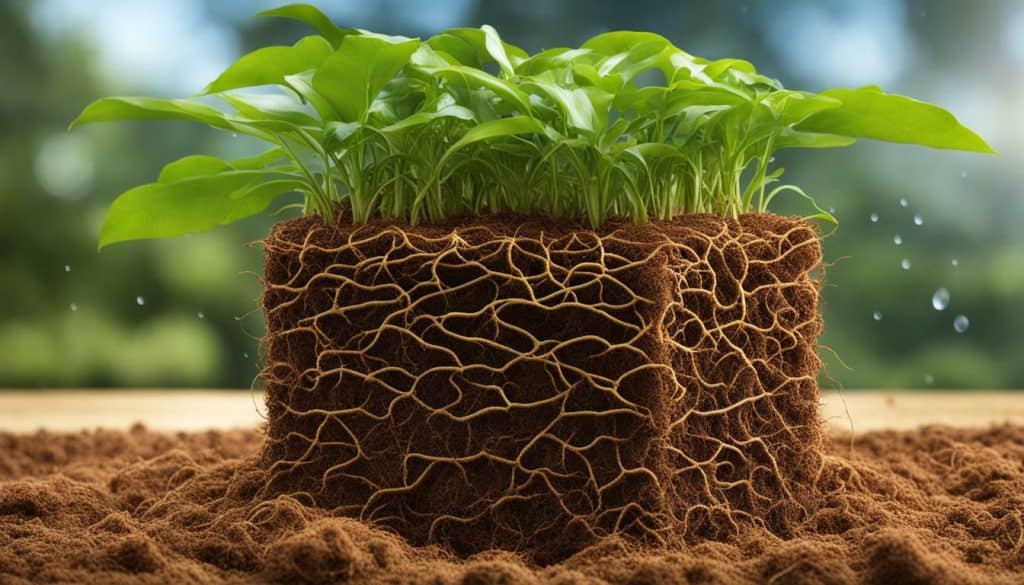 coco coir as a water retainer