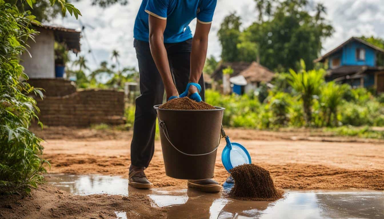 how to clean coir doormat